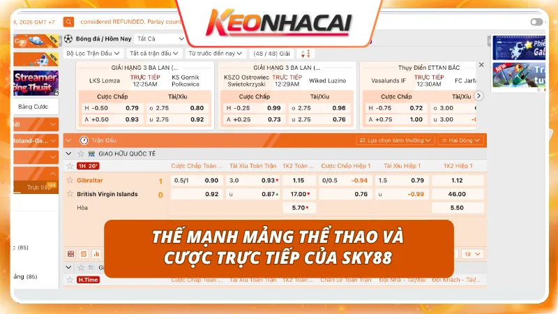 Sky88 4 Những trận cầu nảy lửa mang tới sự phấn khích tột độ cho dân bet